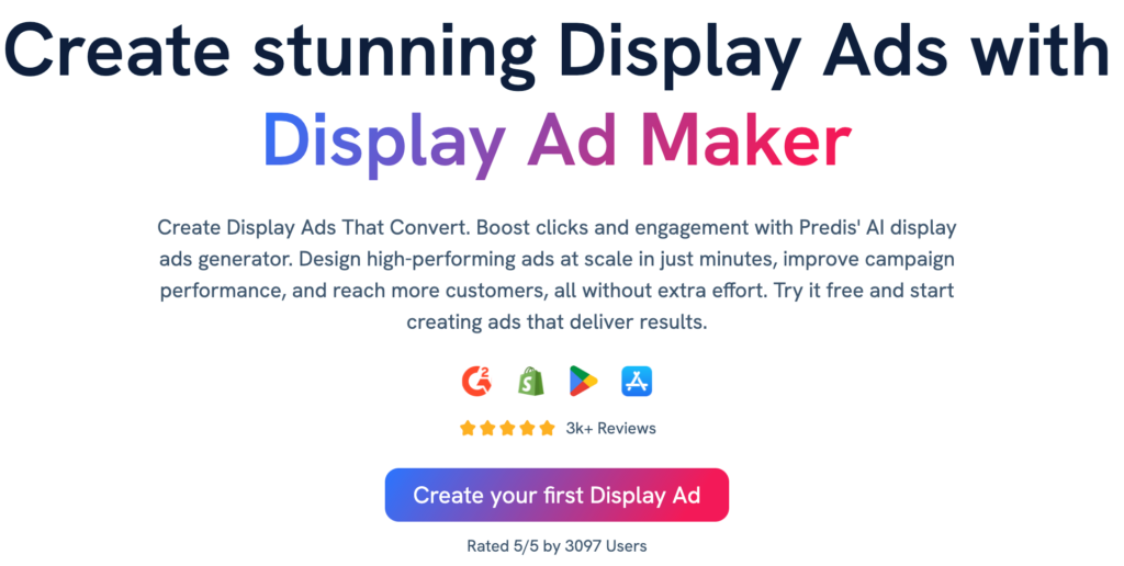 Predis.ai — The Best Tool to Make Google Display Ads